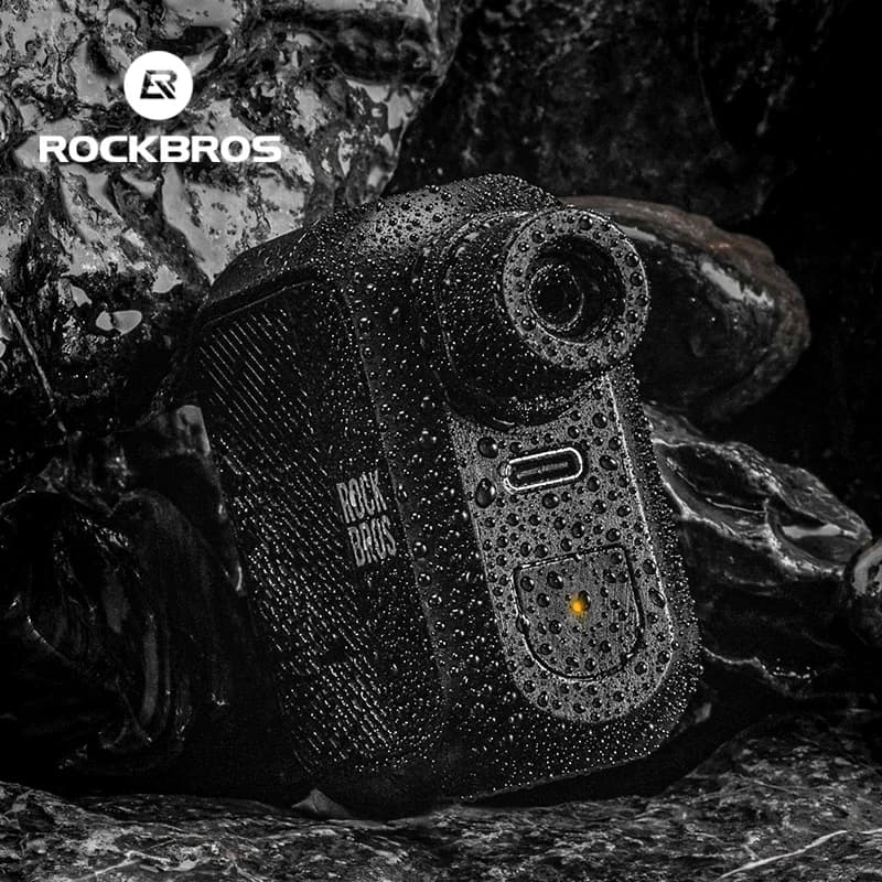 Bomba Elétrica Mini Portátil para Bicicleta 100PSI Recarregável via Type-C
