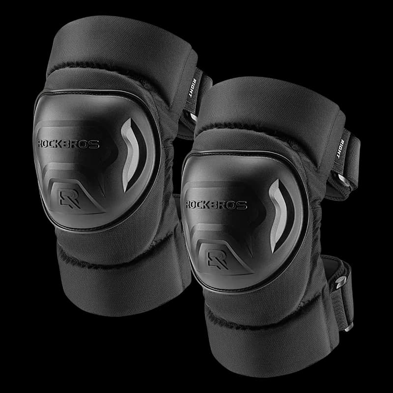 Joelheiras Refletivas Anti-Queda para Motociclismo e Ciclismo