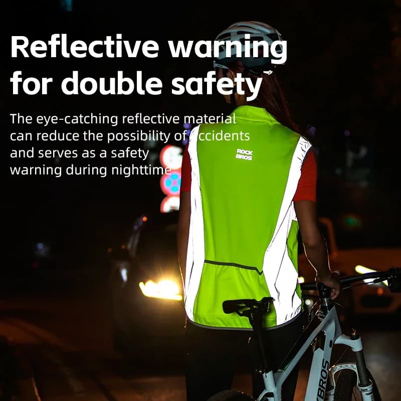 Colete de Ciclismo Refletivo e Respirável