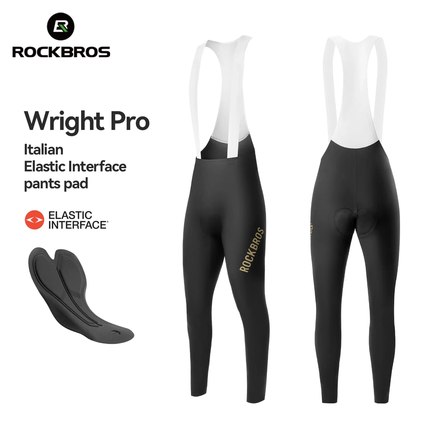 Calça Longa Masculina de Ciclismo com Almofada e Secagem Rápida