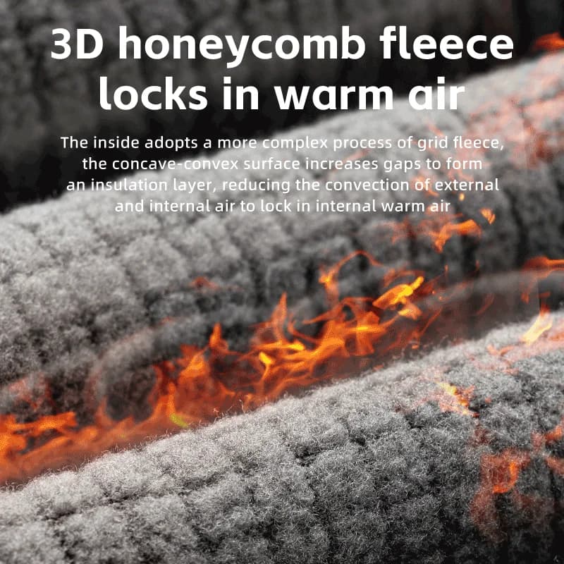 Calças de Ciclismo de Inverno Corta-Vento em Fleece