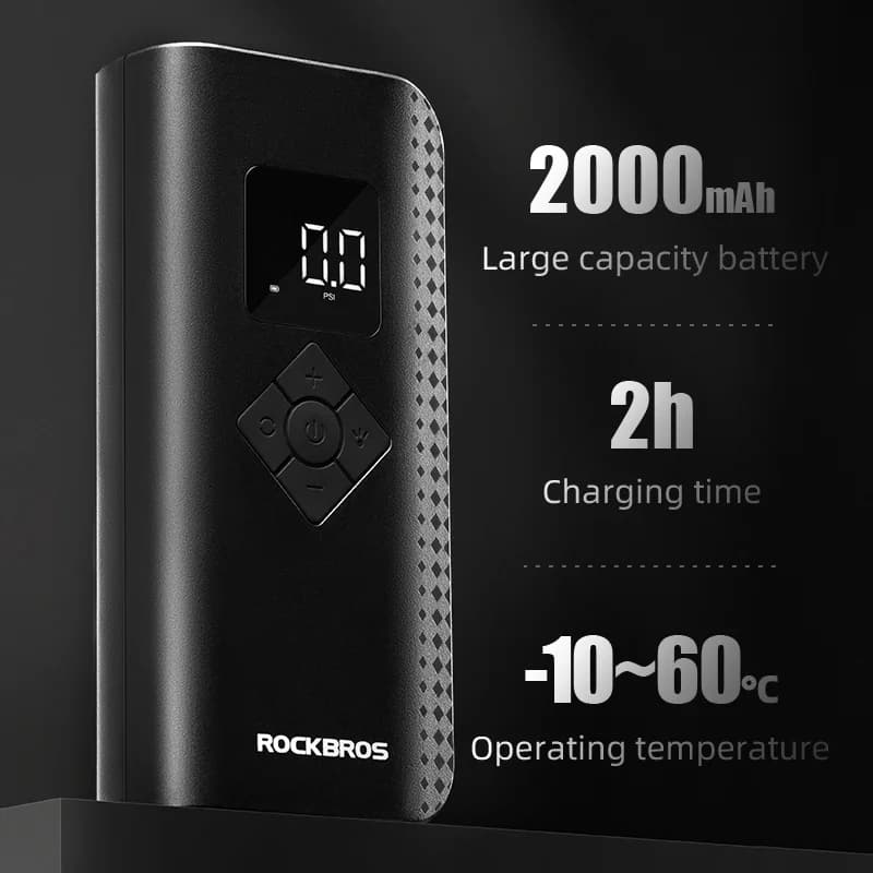 Calibrador Elétrico Portátil Sem Fio com LED, 150 PSI