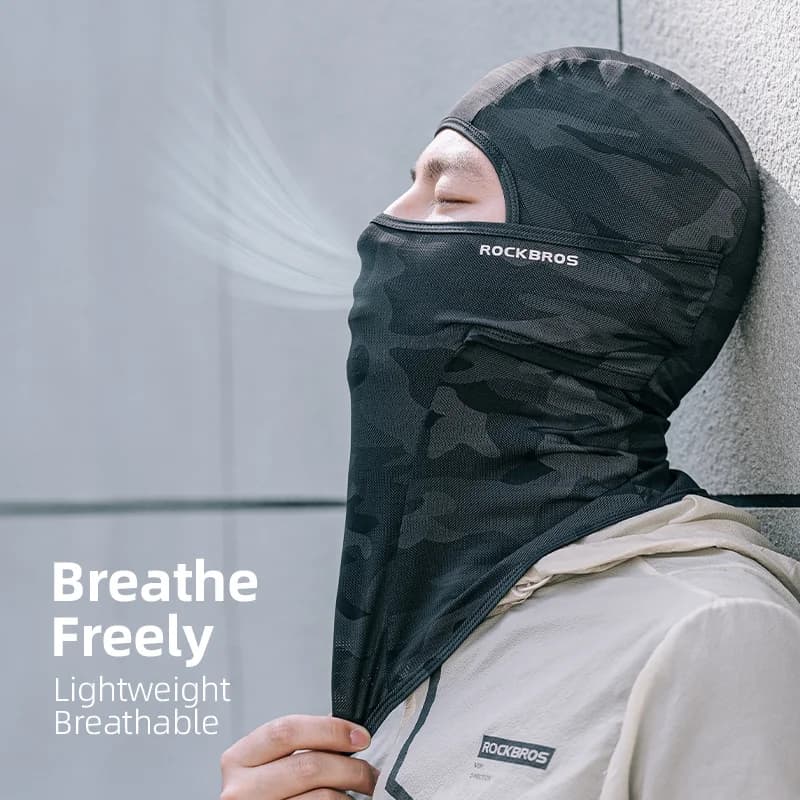 Máscara Balaclava Respirável com Proteção UV para Ciclismo