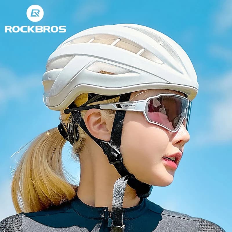Óculos de Ciclismo Polarizados Fotossensitivos com Armação para Miopia