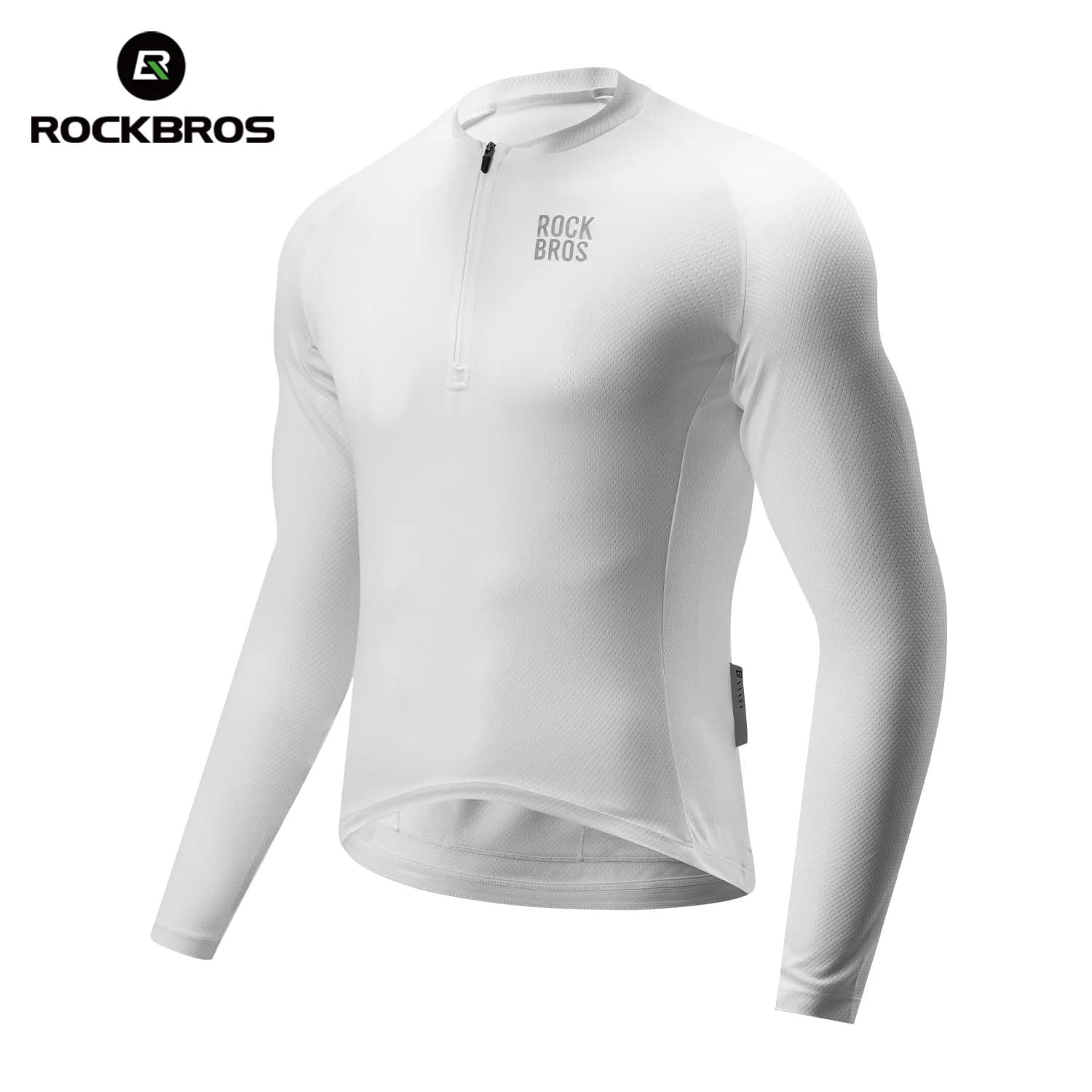 Camisa de Ciclismo Manga Longa Respirável e Secagem Rápida