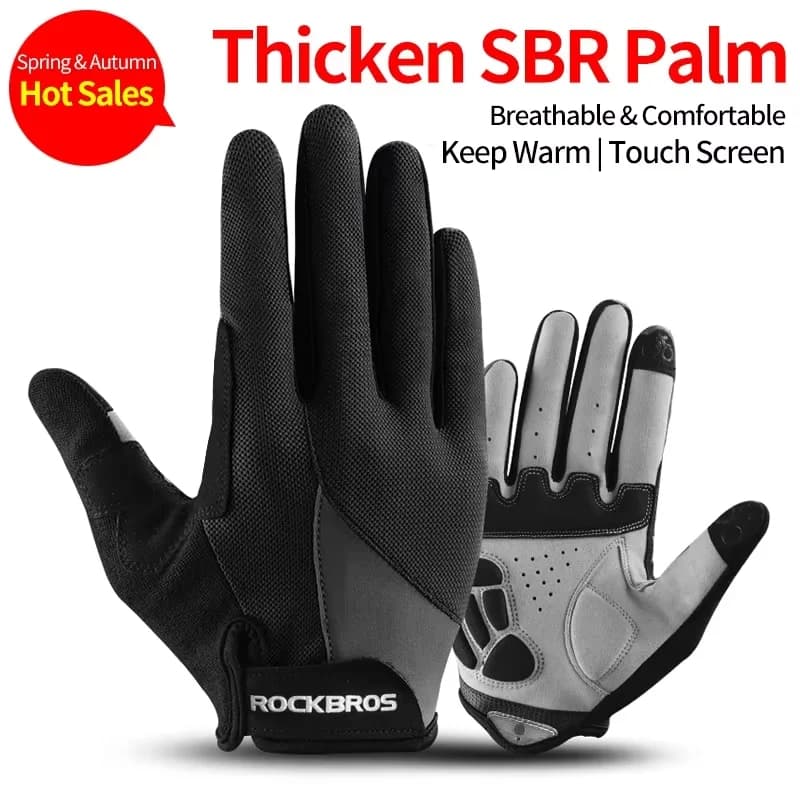 Luvas Térmicas de Inverno à Prova de Vento com Tela Sensível ao Toque