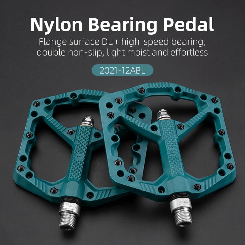Pedais de Bicicleta de Nylon Ultraleve com Rolamentos Selados