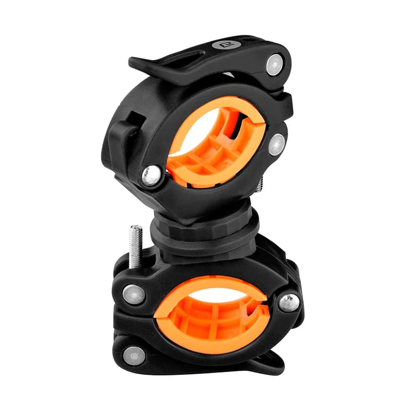 Suporte de Luz de Guidão de Bicicleta com Liberação Rápida e Rotação 360°