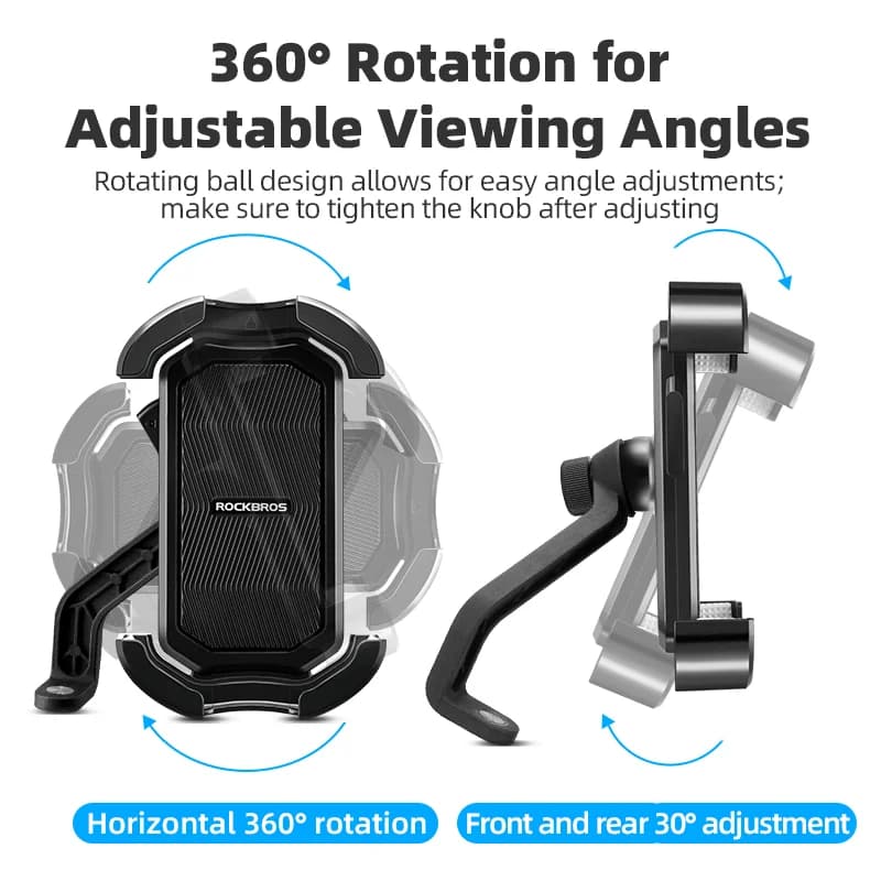 Suporte de Celular para Bike Rotativo 360° Antichoque
