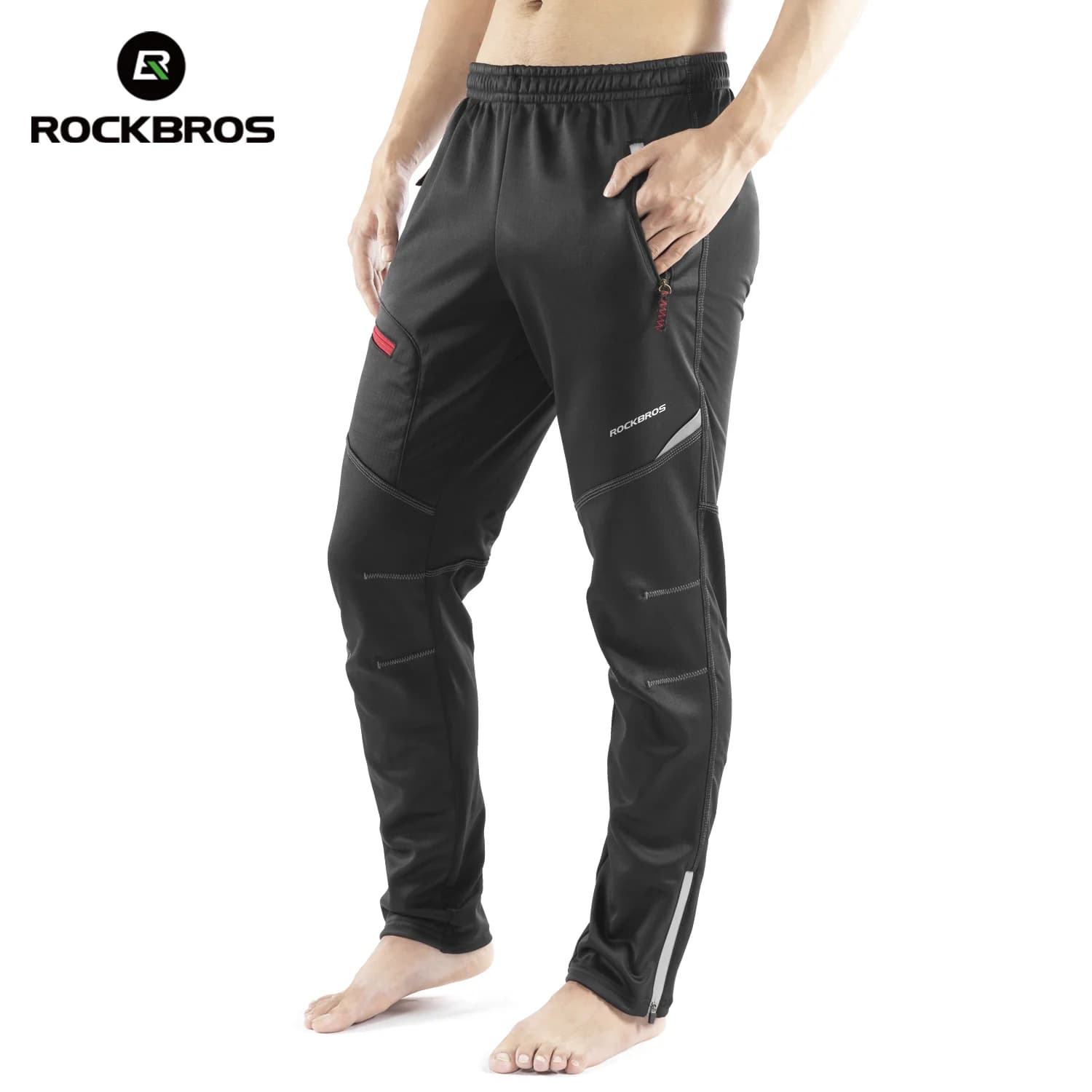 Calça Térmica de Ciclismo à Prova de Vento e Água
