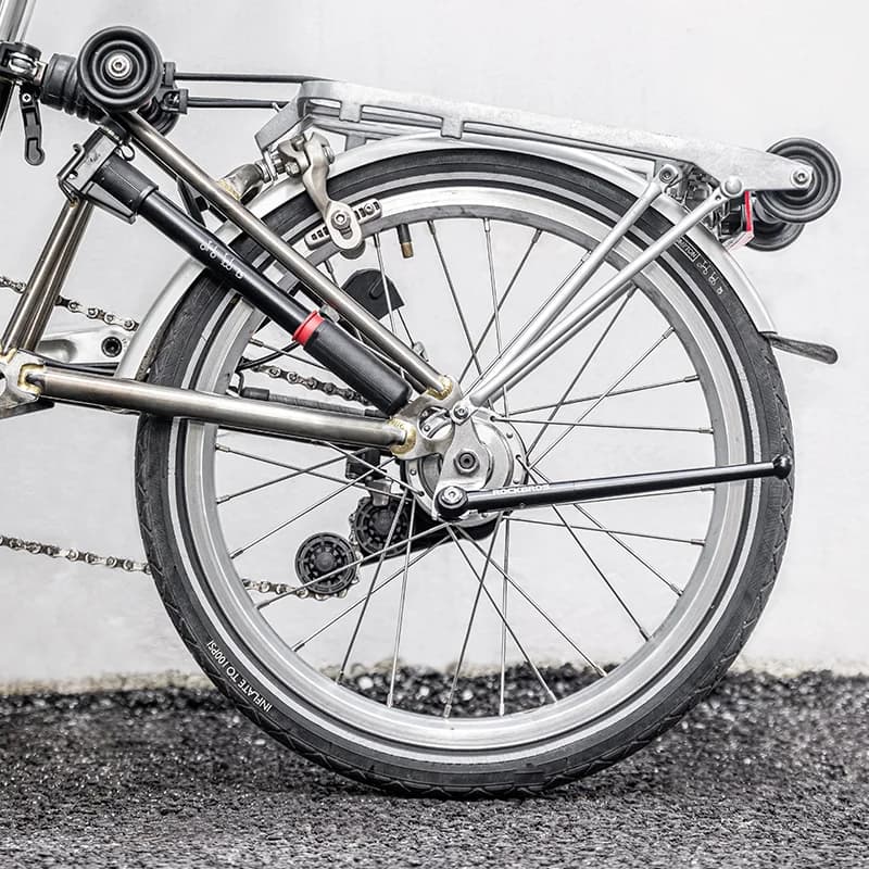 Suporte de Chute Ultraleve para Bicicleta Dobrável 16 Polegadas